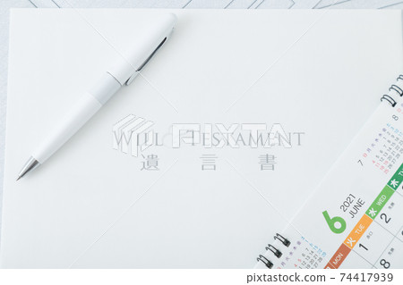 Wills and calendar 74417939