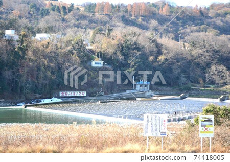 Kawahara Danger signboard installation location Kawahara Danger signboard installation location 74418005