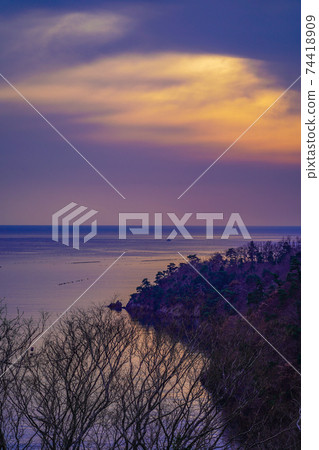 Tsukinoura (Ishinomaki City, Miyagi Prefecture), where Hasekura Tsunenaga, who was ordered by Date Masamune, departed for Europe as the Keicho Mission to Europe 74418909