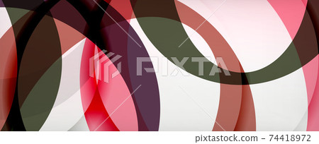 Ring geometric shapes, o letter repetition wallpaper. Abstract background for business or technology presentations, internet posters or web brochure covers 74418972