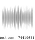 Comic horizontal speed lines background 74419631