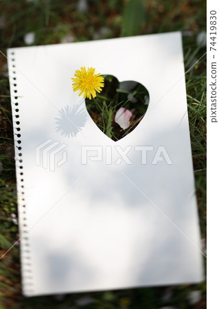 Hearts, messages of love 74419830