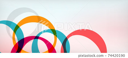 Ring geometric shapes, o letter repetition wallpaper. Abstract background for business or technology presentations, internet posters or web brochure covers Ring geometric shapes, o letter repetition wallpaper. Abstract background for business or technology presentations, internet posters or web brochure covers 74420190