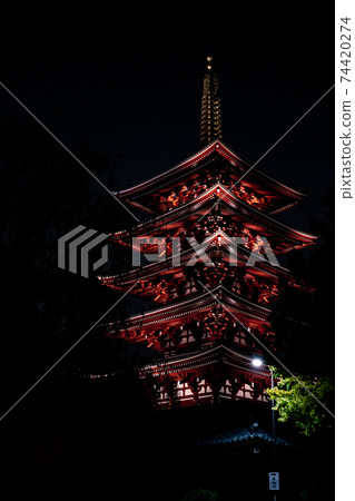 Five-story pagoda in Asakusa Five-story pagoda in Asakusa 74420274