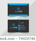Modern Professional Business Card Template, Simple Business Card, Business Card Design Template, Corporate Business Card Design, Colorful Business Card Template, Creative Business Card 74420746