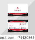 Modern Professional Business Card Template, Simple Business Card, Business Card Design Template, Corporate Business Card Design, Colorful Business Card Template, Creative Business Card 74420865