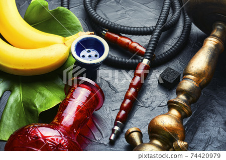Hookah with popular banana flavor 74420979
