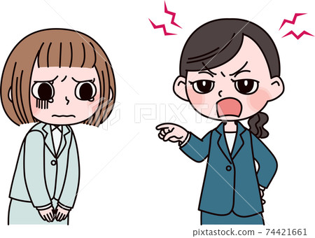 Women who are harassed in business 74421661