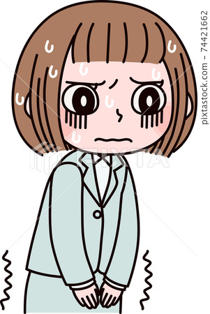 忍受小便的女人 74421662