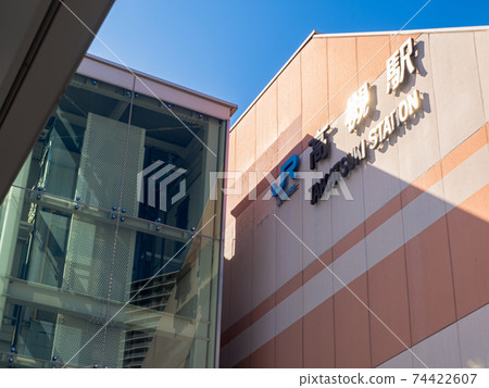 Scenery in front of the station 74422607