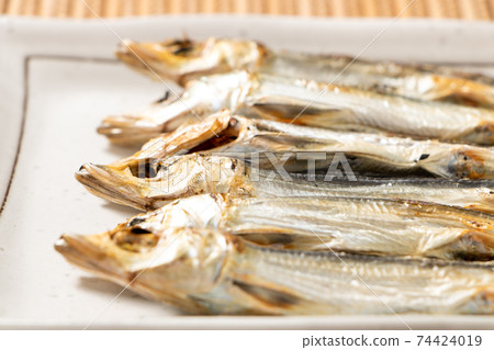 Up of dried sardines. Up of dried sardines. 74424019