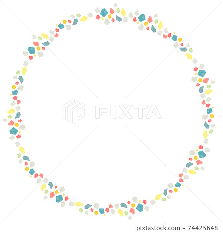 瓷磚圖案閃光框架 74425648