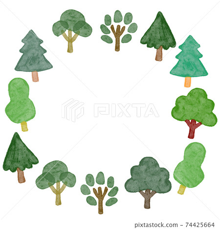Wooden round frame Wooden round frame 74425664