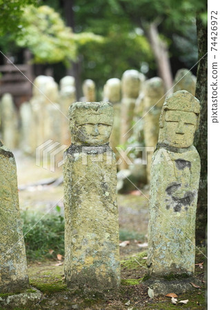 Stone Buddha at Gohyaku Rakanji Temple Stone Buddha at Gohyaku Rakanji Temple 74426972