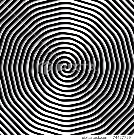 Abstract Psychedelic Art Background. Vector Illustration. EPS10 74427739