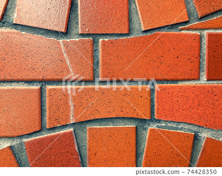 Background brown brick 74428350