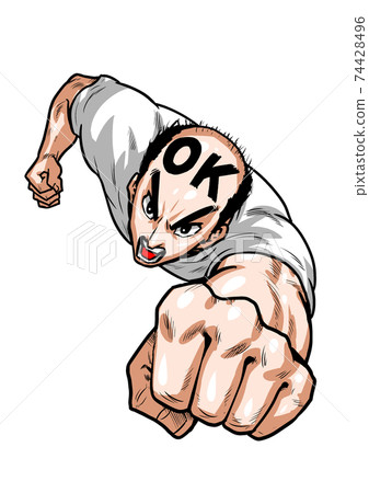 Superman, punch, fist, T-shirt, Superman, punch, fist, T-shirt, 74428496