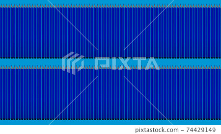 Pattern of dark blue pencils. 74429149