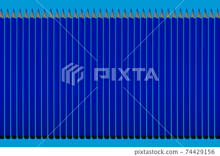 Pattern of dark blue pencils. Pattern of dark blue pencils. 74429156