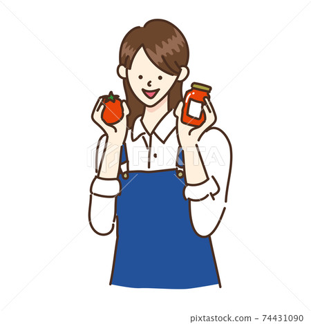 農業女孩第六產業化加工產品農民插畫產品製作 農業女孩第六產業化加工產品農民插畫產品製作 74431090