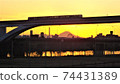 Winter dusk scenery where you can see the Ferris wheel of Mt. Fuji and Arakawa Amusement Park and the Shajin Line that crosses the Ogi Ohashi Bridge that connects Adachi Ward and Arakawa Ward. Winter dusk scenery where you can see the Ferris wheel of Mt. Fuji and Arakawa Amusement Park and the Shajin Line that crosses the Ogi Ohashi Bridge that connects Adachi Ward and Arakawa Ward. 74431389