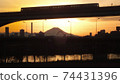 Winter dusk scenery where you can see the Ferris wheel of Mt. Fuji and Arakawa Amusement Park and the Shajin Line that crosses the Ogi Ohashi Bridge that connects Adachi Ward and Arakawa Ward. Winter dusk scenery where you can see the Ferris wheel of Mt. Fuji and Arakawa Amusement Park and the Shajin Line that crosses the Ogi Ohashi Bridge that connects Adachi Ward and Arakawa Ward. 74431396