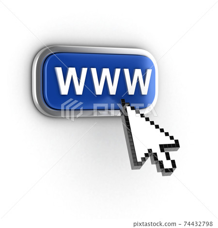 internet 3d concept on white background internet 3d concept on white background 74432798