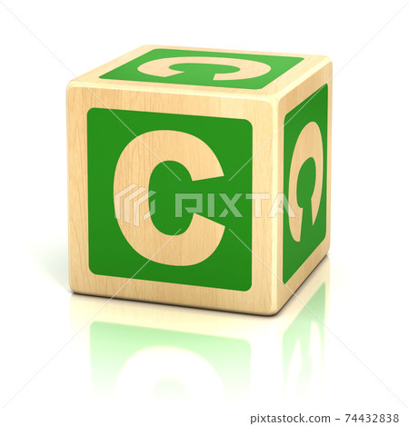alphabet cubes 3d font letter C alphabet cubes 3d font letter C 74432838