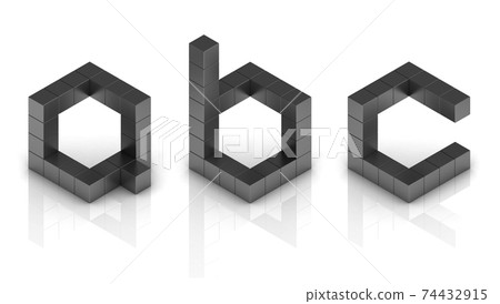 cubical 3d font letters a b c cubical 3d font letters a b c 74432915