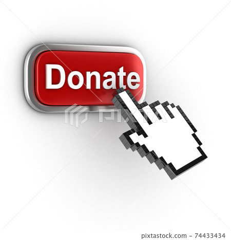 donate button on white background donate button on white background 74433434