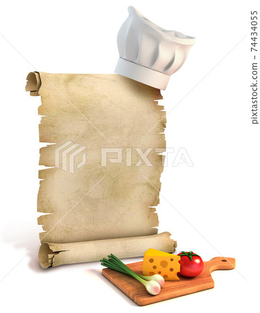 cooking 3d concept on white background 74434055