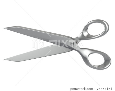 scissors isolated on white background-插圖素材 [74434161] - PIXTA圖庫