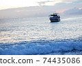 海岸與船 74435086
