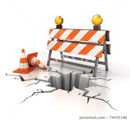 under construction concept 3d illustration under construction concept 3d illustration 74435196