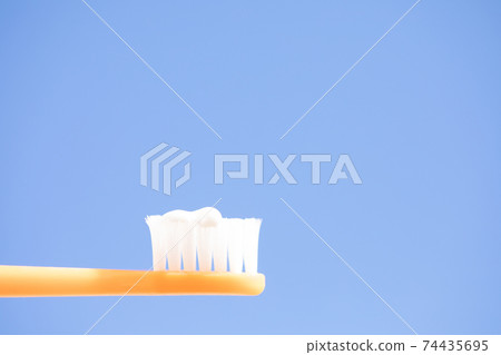 Image of toothbrush photo material Image of toothbrush photo material 74435695