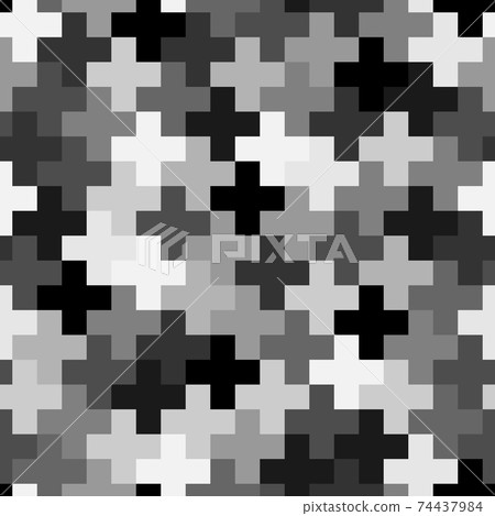 Seamless repeatable abstract pattern background. Vector art. 74437984