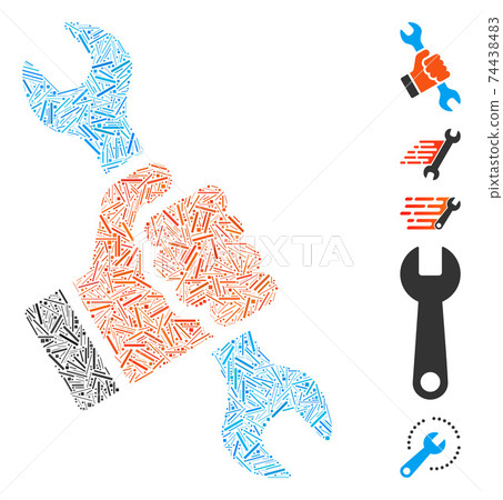 Dash Collage Repair Icon Dash Collage Repair Icon 74438483