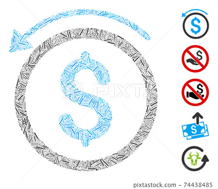 Dash Collage Refund Icon 74438485