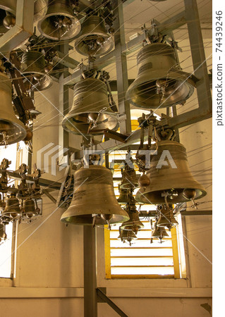 Dolyna, Ukraine: Carillon in the Goshiv Monastery, Greek Catholic Monastery of the Order of St. Basil the Great in the village of Goshov, Dolyna district, Ivano-Frankivsk region. Dolyna, Ukraine: Carillon in the Goshiv Monastery, Greek Catholic Monastery of the Order of St. Basil the Great in the village of Goshov, Dolyna district, Ivano-Frankivsk region. 74439246