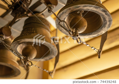 Dolyna, Ukraine: Carillon in the Goshiv Monastery, Greek Catholic Monastery of the Order of St. Basil the Great in the village of Goshov, Dolyna district, Ivano-Frankivsk region. 74439248