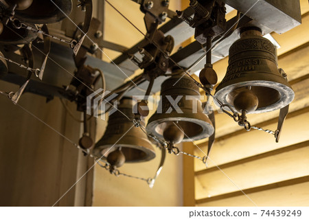 Dolyna, Ukraine: Carillon in the Goshiv Monastery, Greek Catholic Monastery of the Order of St. Basil the Great in the village of Goshov, Dolyna district, Ivano-Frankivsk region. Dolyna, Ukraine: Carillon in the Goshiv Monastery, Greek Catholic Monastery of the Order of St. Basil the Great in the village of Goshov, Dolyna district, Ivano-Frankivsk region. 74439249