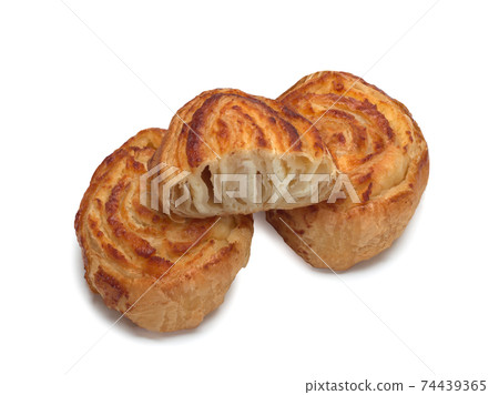 Puff pastry with cottage cheese Puff pastry with cottage cheese 74439365
