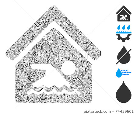 Hatch Collage Indoor Water Pool Icon 74439601