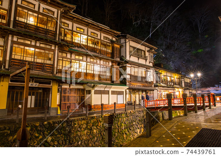Night at Ginzan Onsen Night at Ginzan Onsen 74439761