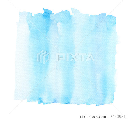 Bright Light Blue Watercolor Lines In Wash Bright Light Blue Watercolor Lines In Wash 74439811