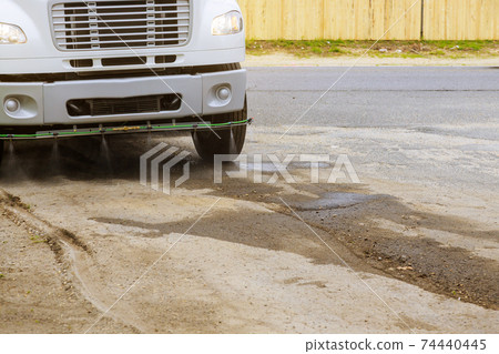 Street cleaning equipment brushes of street cleaning machine 74440445