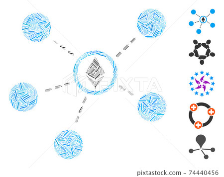 Dash Mosaic Ethereum Network Links Icon 74440456