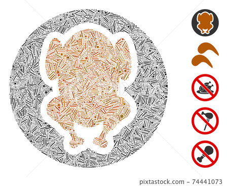 Hatch Mosaic Chicken Dish Icon Hatch Mosaic Chicken Dish Icon 74441073