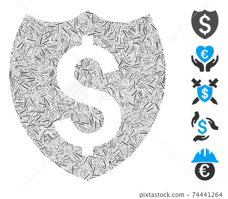 Hatch Collage Banking Insurance Icon 74441264