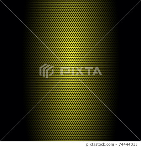 Abstract yellow-black perforated background with highlights - Vector Abstract yellow-black perforated background with highlights - Vector 74444013